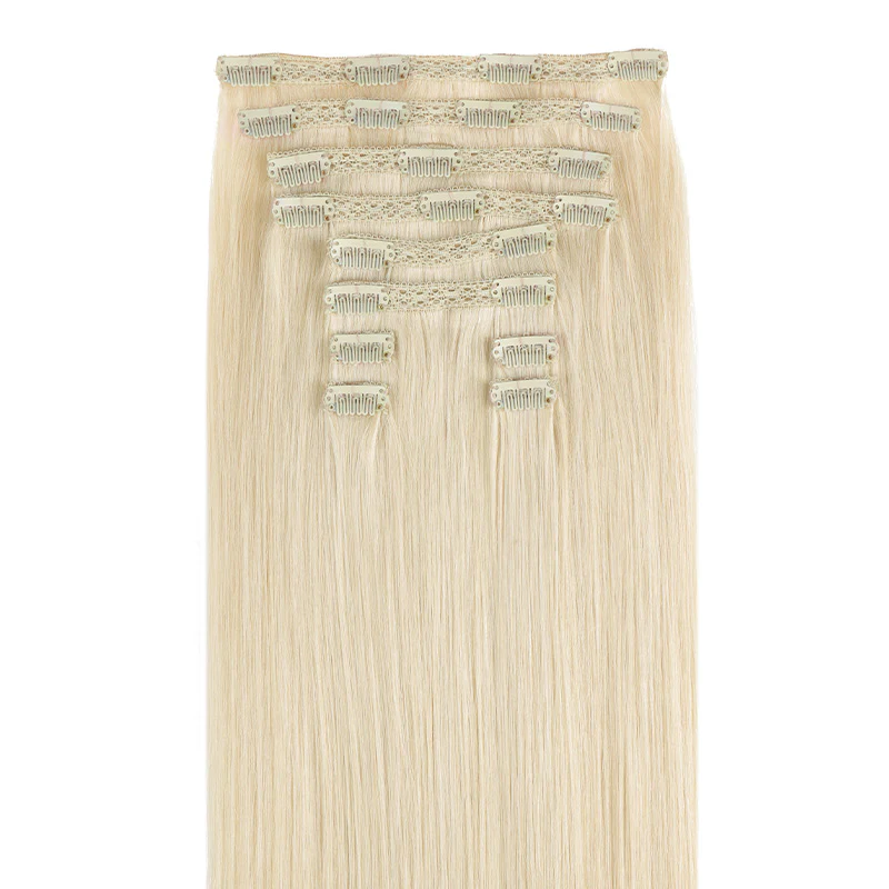 GOO GOO Double Drawn Clip in Hair Extensions 160g - Image 128