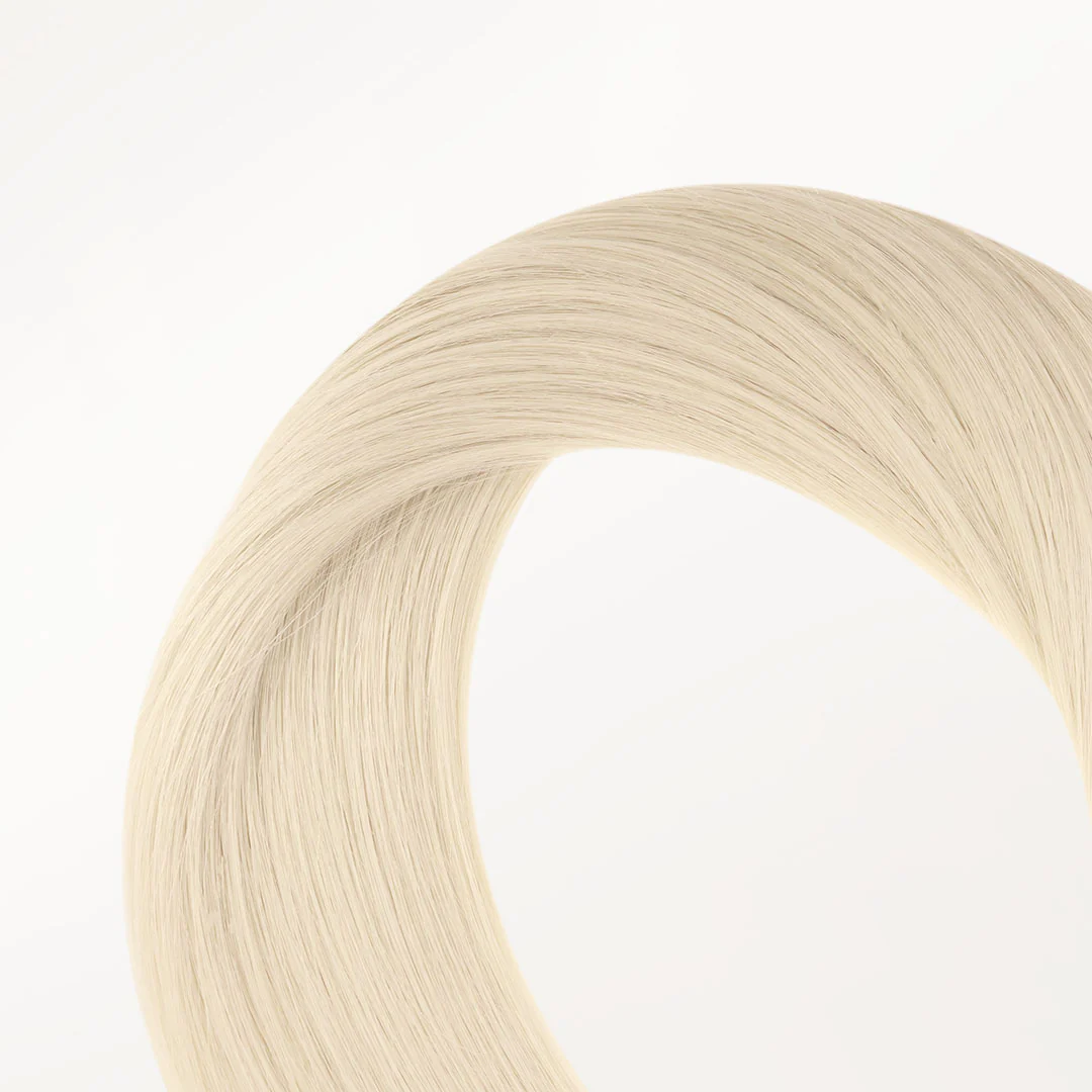 Platinum Blonde (60A) Micro Link Tip Hair Extensions - Image 5