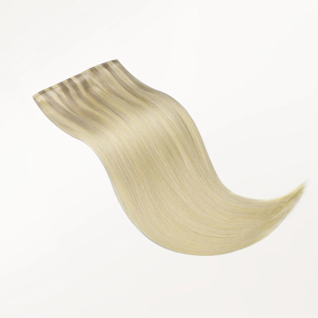 Platinum Blonde Balayage (17/22/60) Seamless Clip-Ins (130g-160g) - Image 3