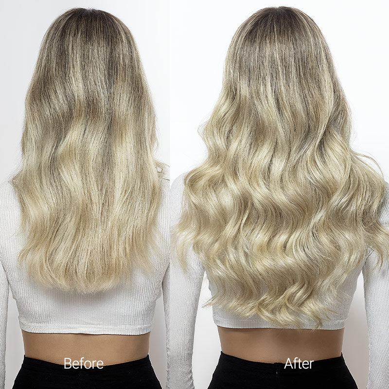Platinum Blonde Balayage (17/22/60) Tape-Ins 50g - Image 3