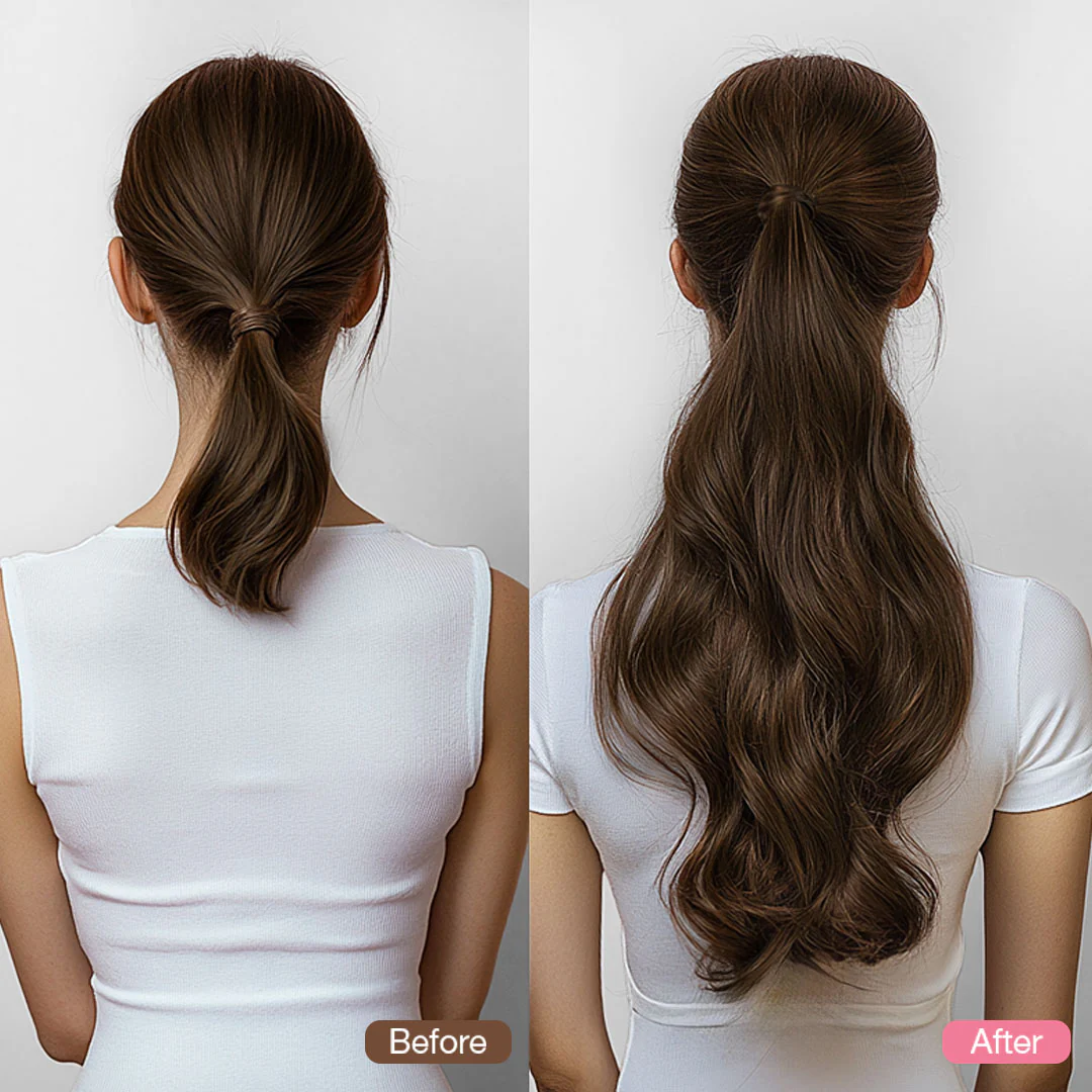 Human Hair Ponytail Extensions - Image 32