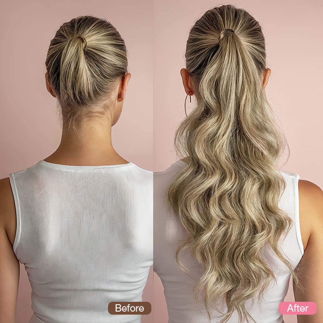 Human Hair Ponytail Extensions - Image 53