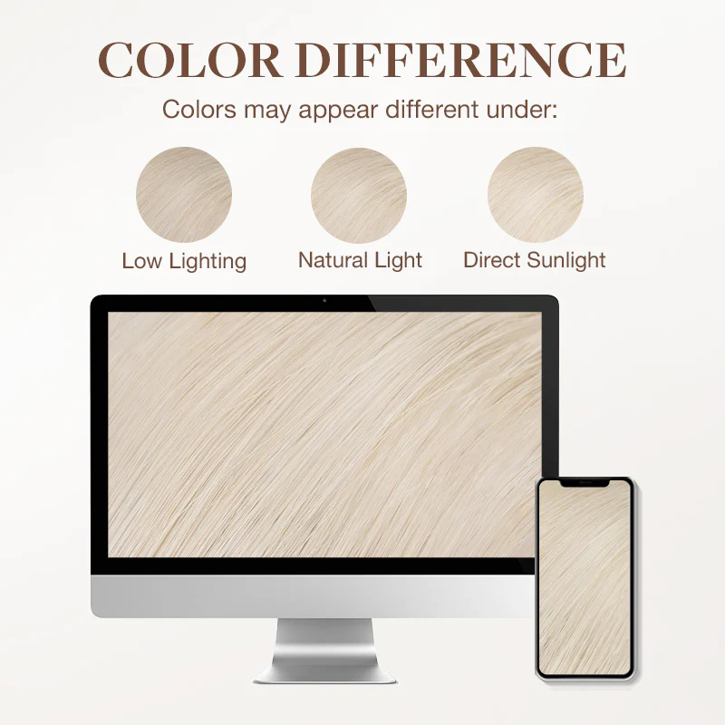 Pure Platinum Blonde (1000) I-Tip Hair Extensions 50g - Image 8