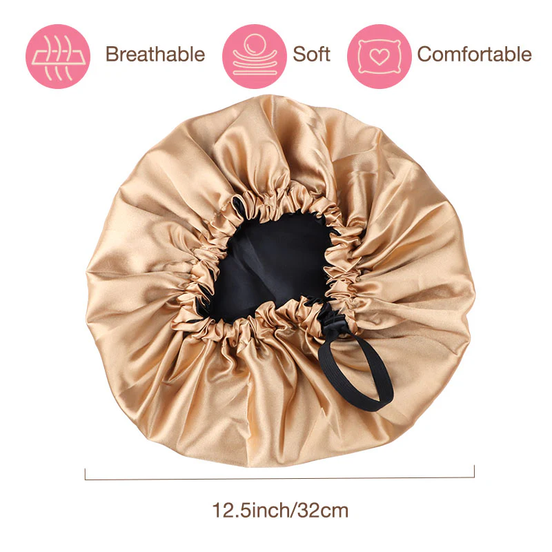 Double-side Satin Sleep Bonnet - Image 10
