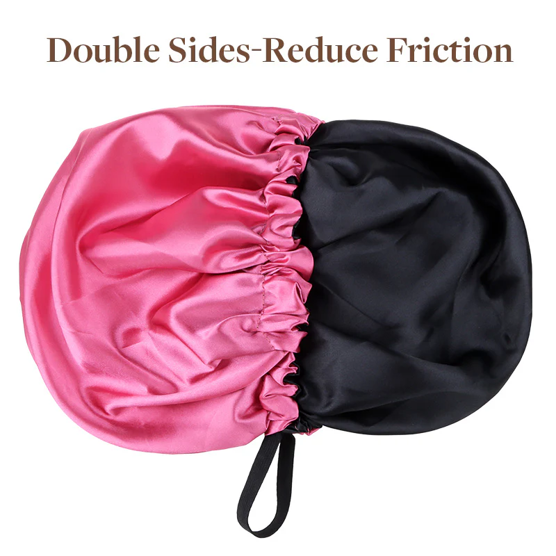 Double-side Satin Sleep Bonnet - Image 7