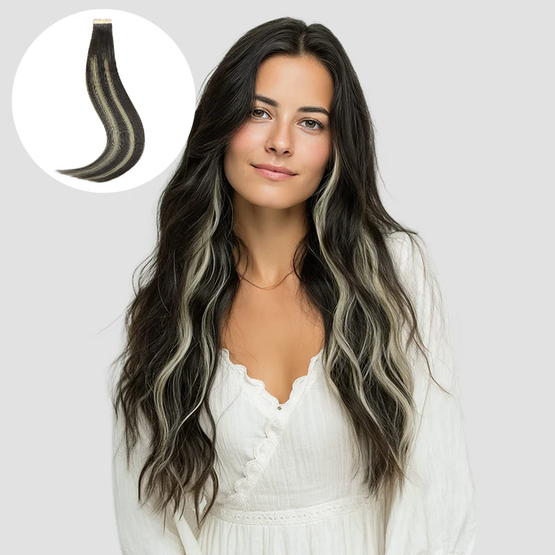 Tape-Ins Hair Extensions Balayage - Image 10