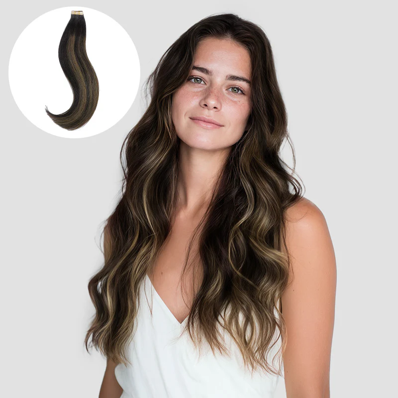Tape-Ins Hair Extensions Balayage - Image 16