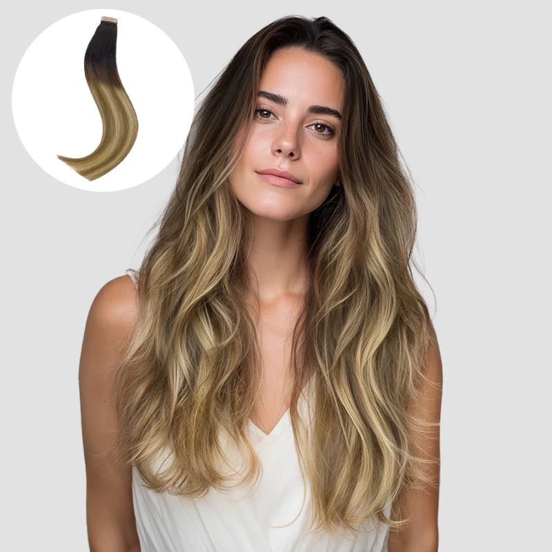 Tape-Ins Hair Extensions Balayage - Image 34