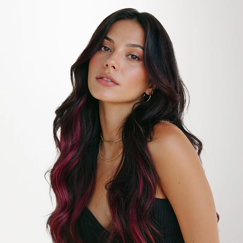 Burgundy Red Color Tape-Ins (25g-30g) - Image 3