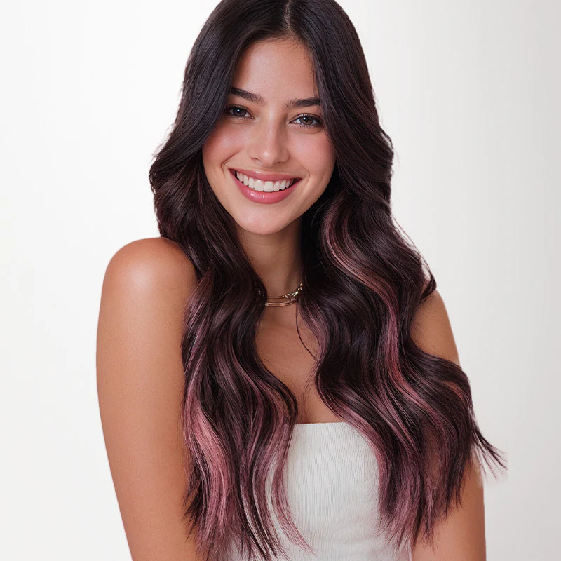 Peach Pink Color Tape-Ins (25g-30g) - Image 5